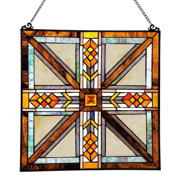 Stained Glass Hardware - Hanging with Fishing Line 