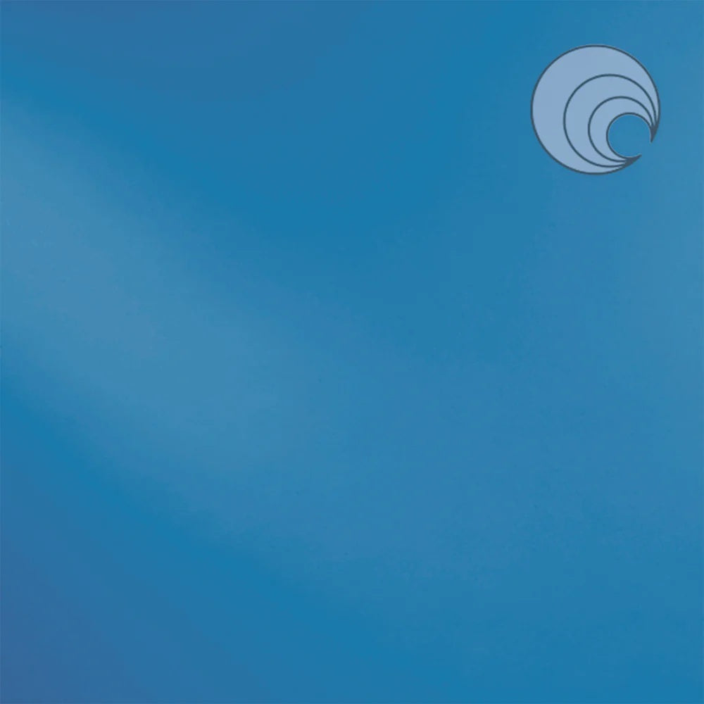 233.75 Mariner Blue Opal 12 x 12 Inch Oceanside Compatible 96 COE Sheet Glass-