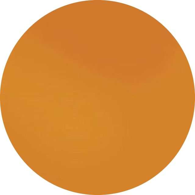 271.71 Persimmon Opal Orange ONE 2" Precut 96 COE Glass Circle Fusible-