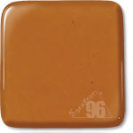 110.8 Medium Amber Transparent 12 x 12 Inch Oceanside Compatible 96 COE Sheet Glass-