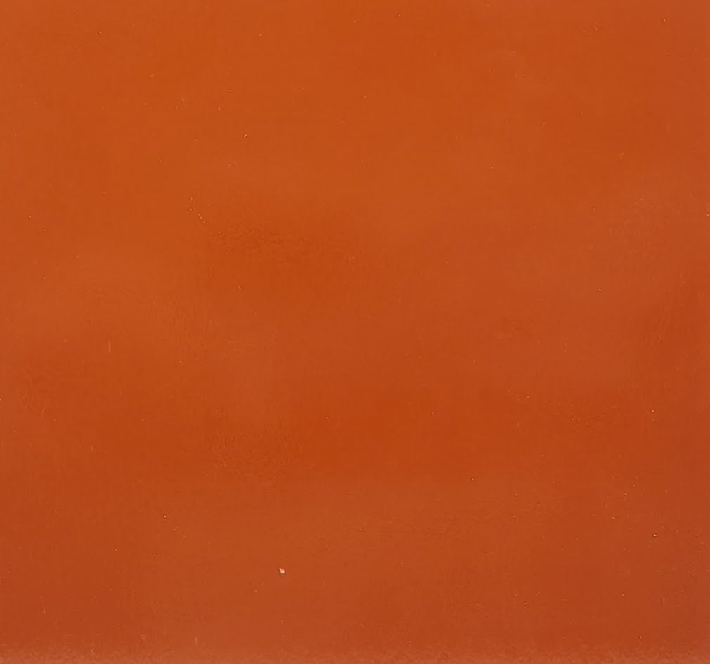 215.72 Terra Cotta Opal 6 x 6 Inch Oceanside Compatible 96 COE Sheet Glass-