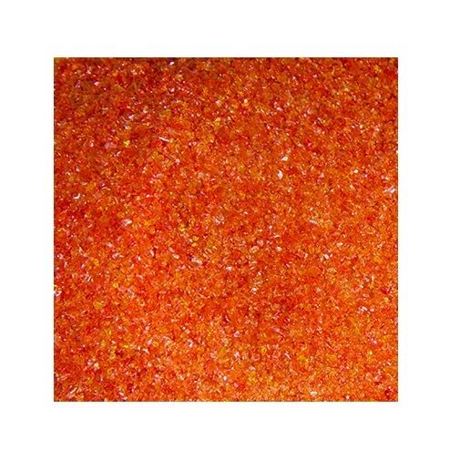 F2 5711 96 Rust Transparent FINE Frit 8.5 oz Jar 96 COE-