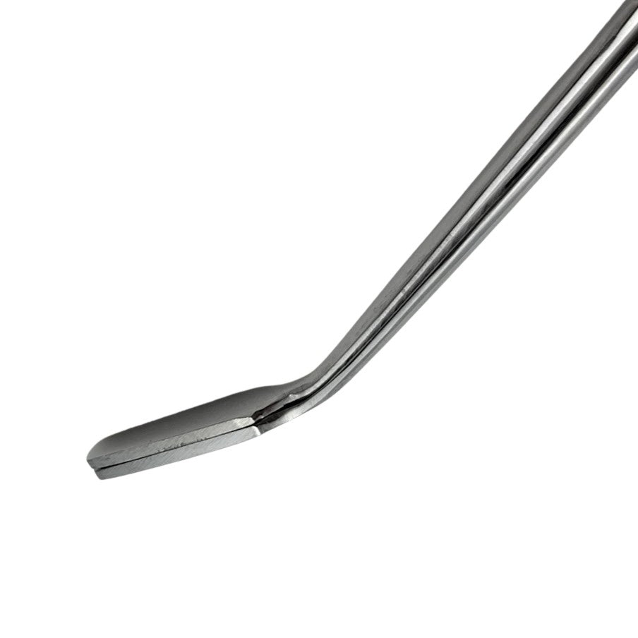4 3/4" Angled FOIL & LEAF TWEEZERS Stainless Steel Lampwork & Hot Glass Tools-