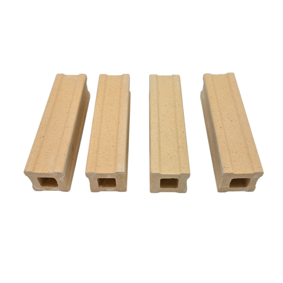 Set of FOUR Kiln Posts 4 X 1 in Fusing Furniture Supplies Durable Ceramic-