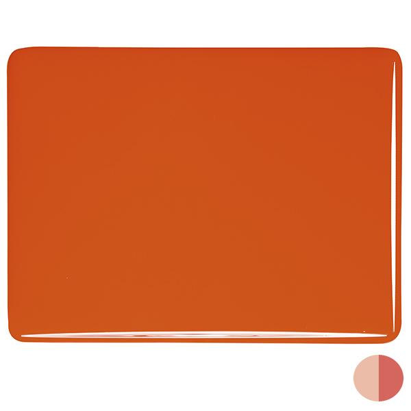 0125 Orange Opal 90 COE COARSE Full Jar One Pound Bullseye Frit-