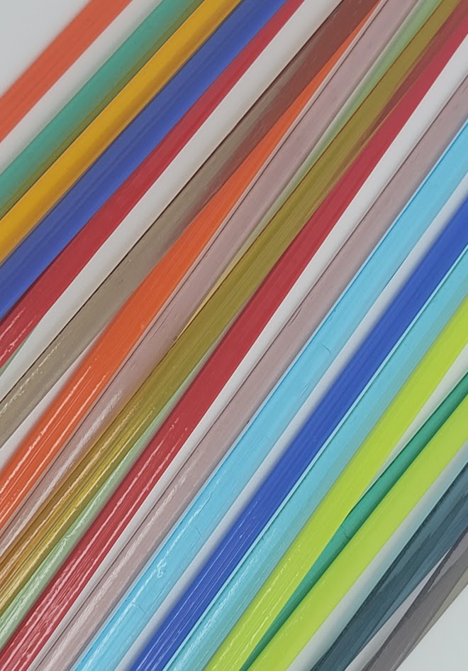 N-MG-F Mardi Gras Mix Noodles System 96 COE Full 5 oz Tube Fusing Supplies-