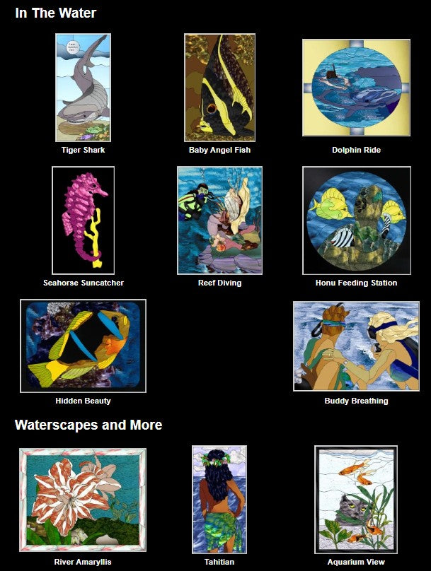 WATER EVERYWHERE Paned Expressions Pattern Book on CD-