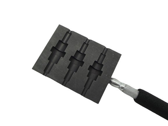 GRAPHITE Paddle Large Art Deco Bead Shaper 3 Sizes 9.75" Long Hot Glass-