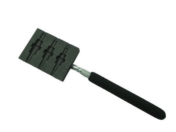 GRAPHITE Paddle Large Art Deco Bead Shaper 3 Sizes 9.75" Long Hot Glass-