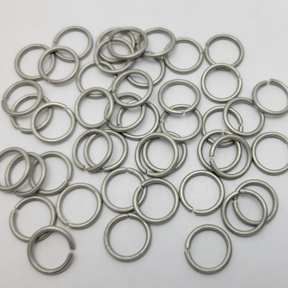 Jump Rings 14 Gauge One Ounce 1/2 Inch 13mm About 44 Pieces Tinned Copper Wire-