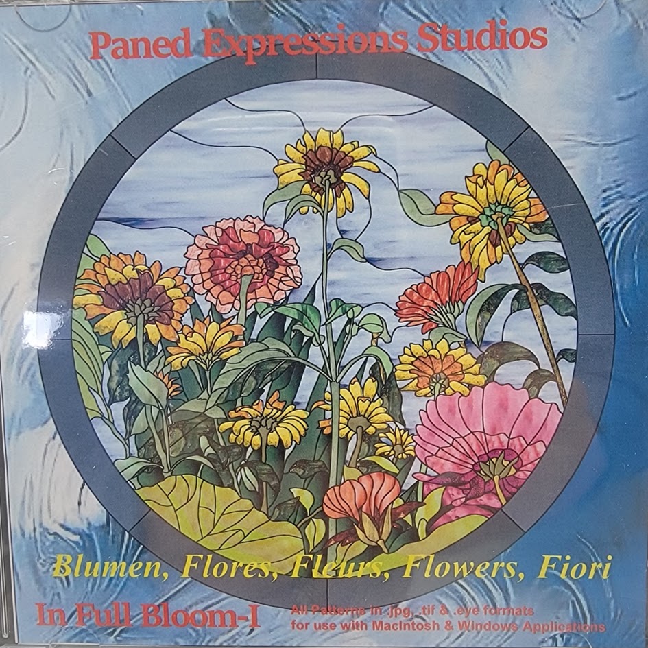 Paned Expressions IN FULL BLOOM 1 Pattern CD FLOWERS!-