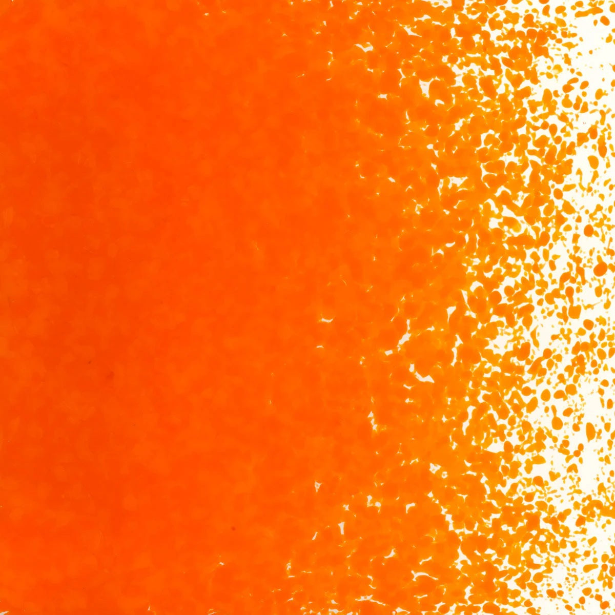 0125 Orange Opal Bullseye 90 COE GLASS FRIT FINE 16 oz One Pound-