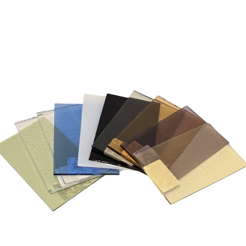 Wissmach 90 ™ Limited Edition Jeweler's Sample Pack Fusible Glass 10 4.5 x 3 in-