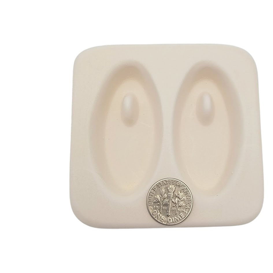 HOLEY OVALS Fritter 70 Mold Makes Castings Tag Necklace Pendant Jewelry Ornament-