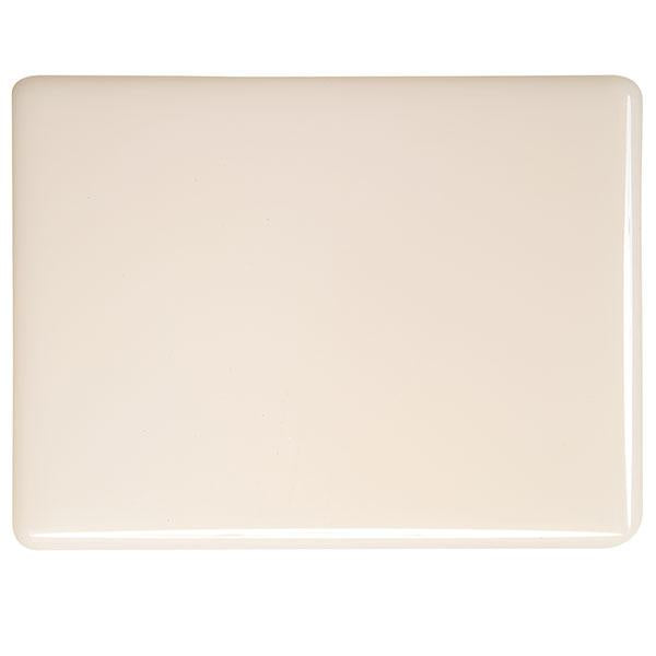 0034 Light Peach Cream Opalescent Bullseye 90 COE Glass Sheet 10x10" 90COE Fusible- 
