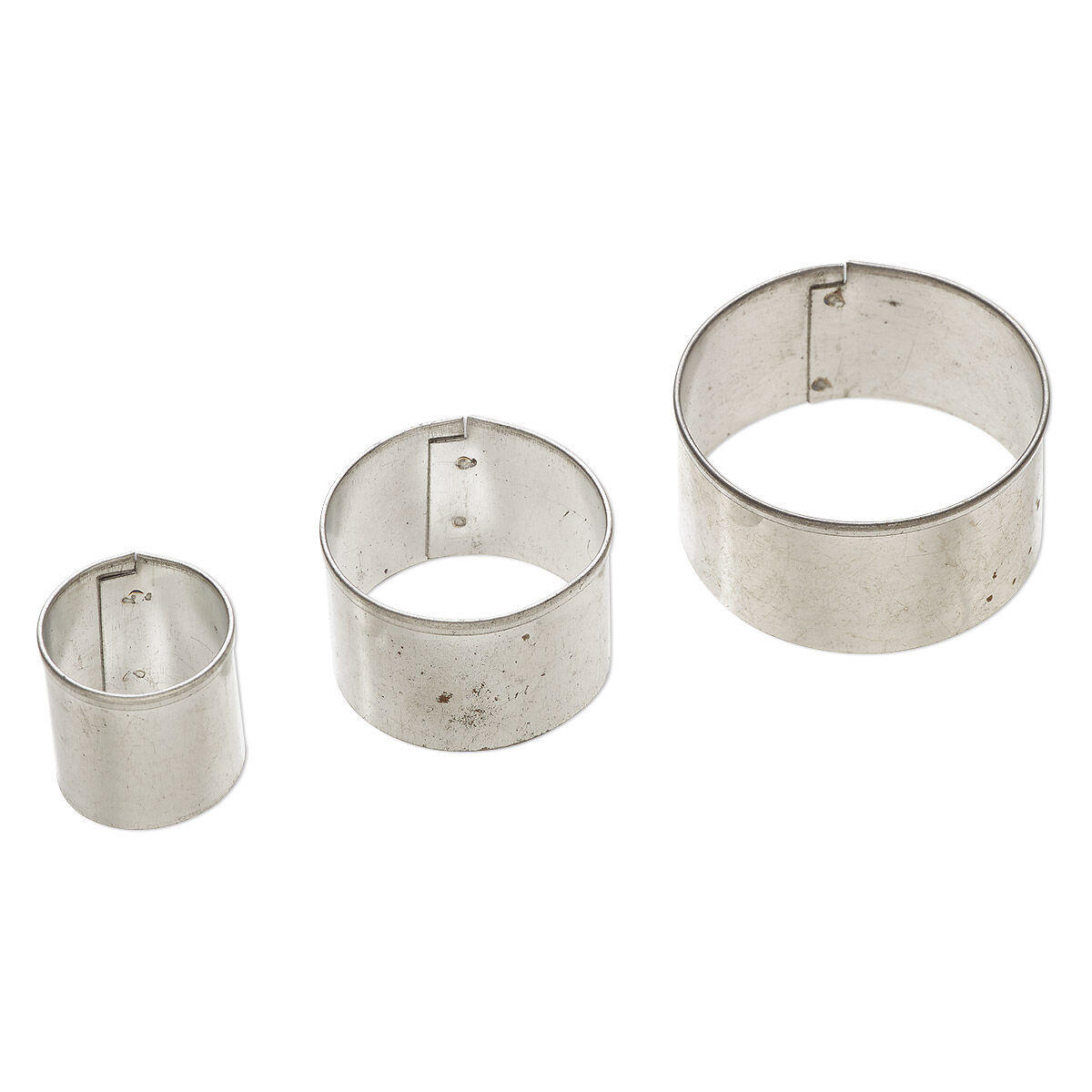 Tool set Klay Kutter Rounds Three Circles PMC Polymer + 1-1/2, 1-1/4, 3/4 inches-