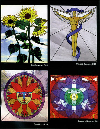 Aanraku Eclectic Stained Glass Pattern Book Volume 5 IV Great Mixed Patterns-