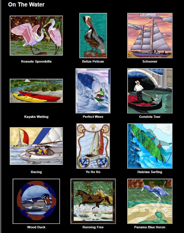 WATER EVERYWHERE Paned Expressions Pattern Book on CD-