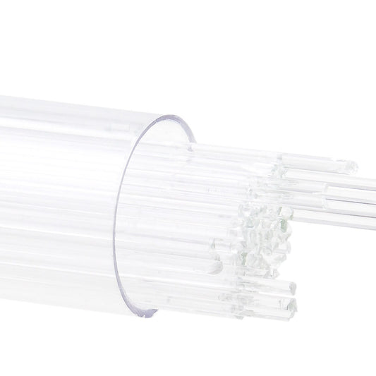 Clear 1101 Full Tube 6.5 oz BULLSEYE Glass Stringer 1mm 90 COE Fusing Lampwork-