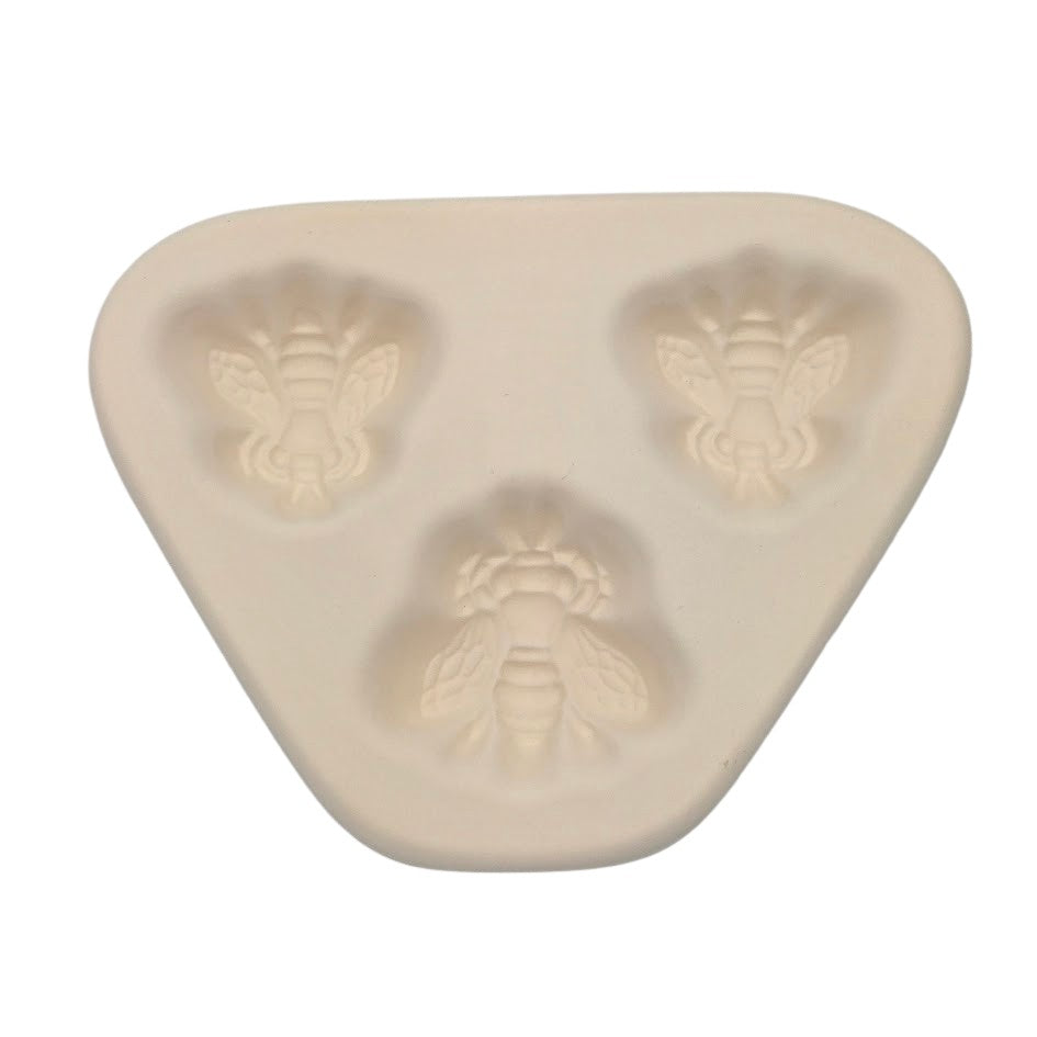 Colour DeVerre Glass Casting Mold Bees 2 Sizes Glass Kiln Frit Pendant Element-