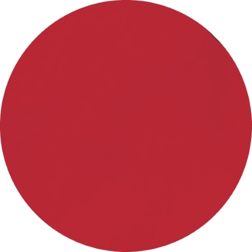 250.72 Red Opal ONE 2" Precut 96 COE Glass Circle Fusing Stained Glass Mosaics-