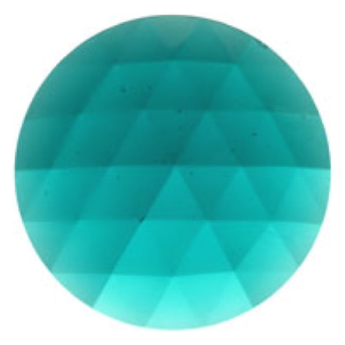 Teal Blue Green Extra Large 50mm Faceted Jewels German Made High Quality-