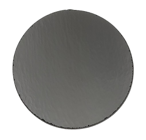 4 inch Circle Black Opal Precut 96 COE Glass Fusing Supplies Large Coaster Plate-