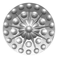 Crystal Clear Dotted Daisy 35mm Glass Jewel From Germany Focal-