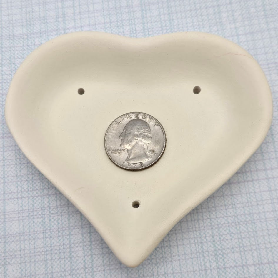 Tiny ADORABLE HEART DISH Glass Slumping Mold Perfect for Small Kilns-