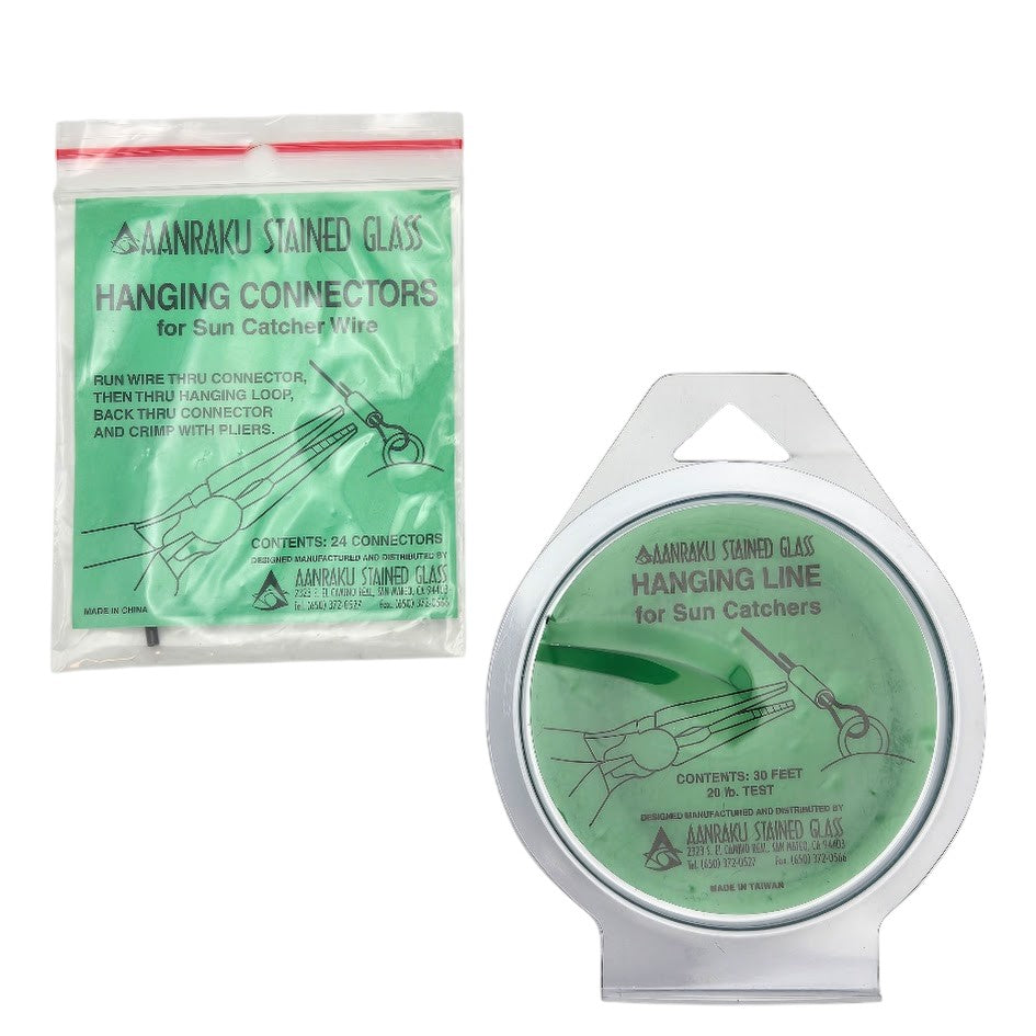 Aanraku Sun Catcher Hanging LINE + CONNECTORS 20# test HANG YOUR STAINED GLASS-