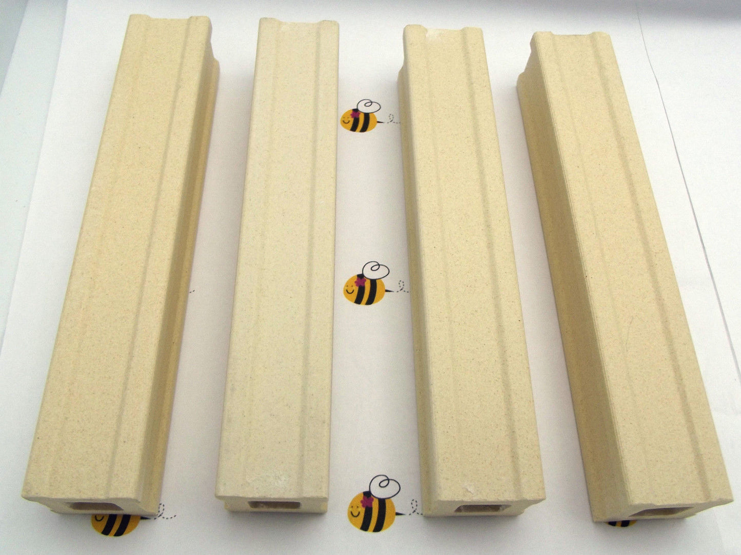 Kiln Posts 6 X 1 in Set of FOUR Fusing Furniture Durable Ceramic Reusable-