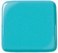 532.1 Caribbean Blue Transparent 12 x 12 Inch Oceanside Compatible 96 COE Sheet Glass-
