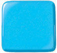 533.1 Sky Blue Transparent 12 x 12 Inch Oceanside Compatible 96 COE Sheet Glass-