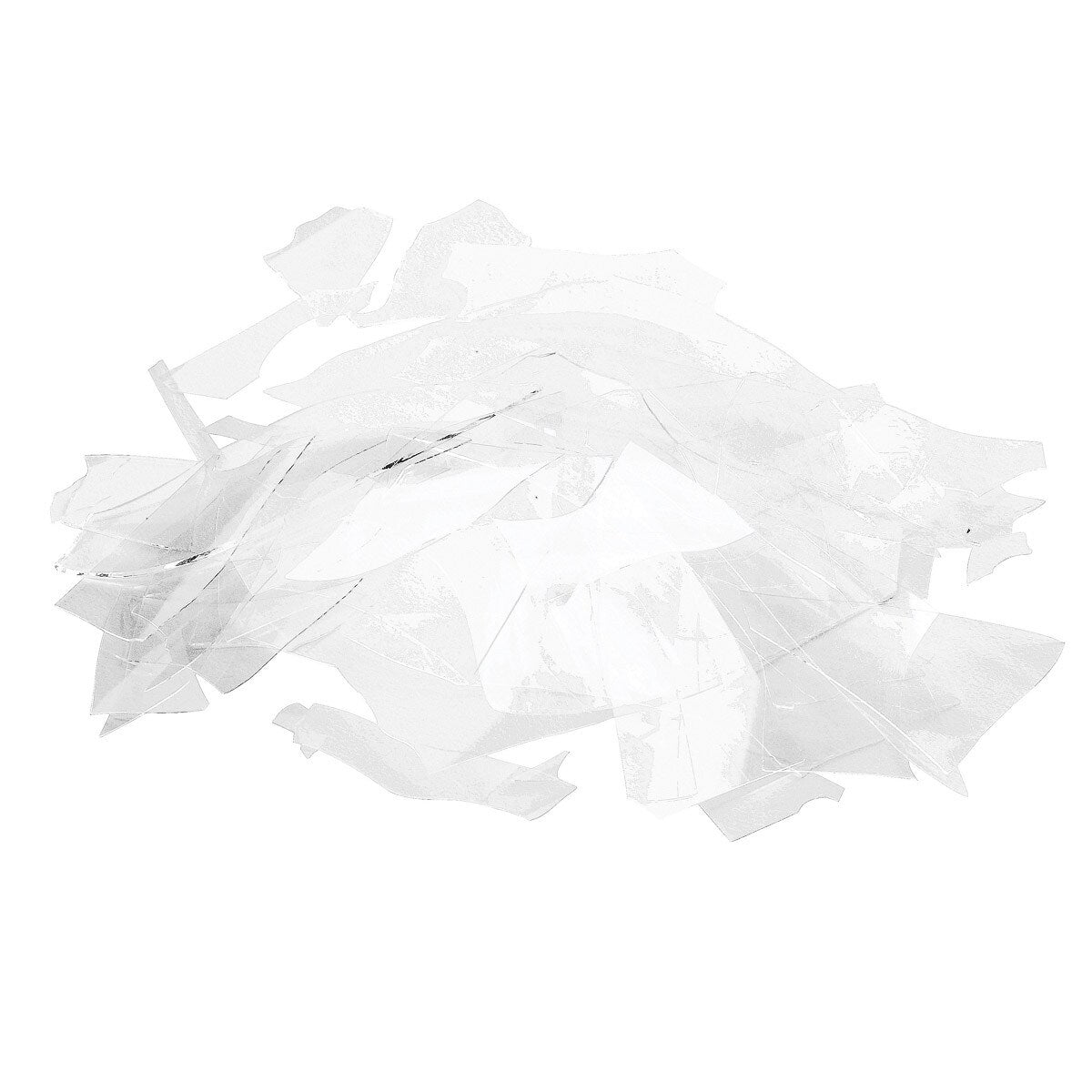 1401 Crystal Clear Glass Confetti 90 COE Bullseye 4 Ounces Fusing Supplies