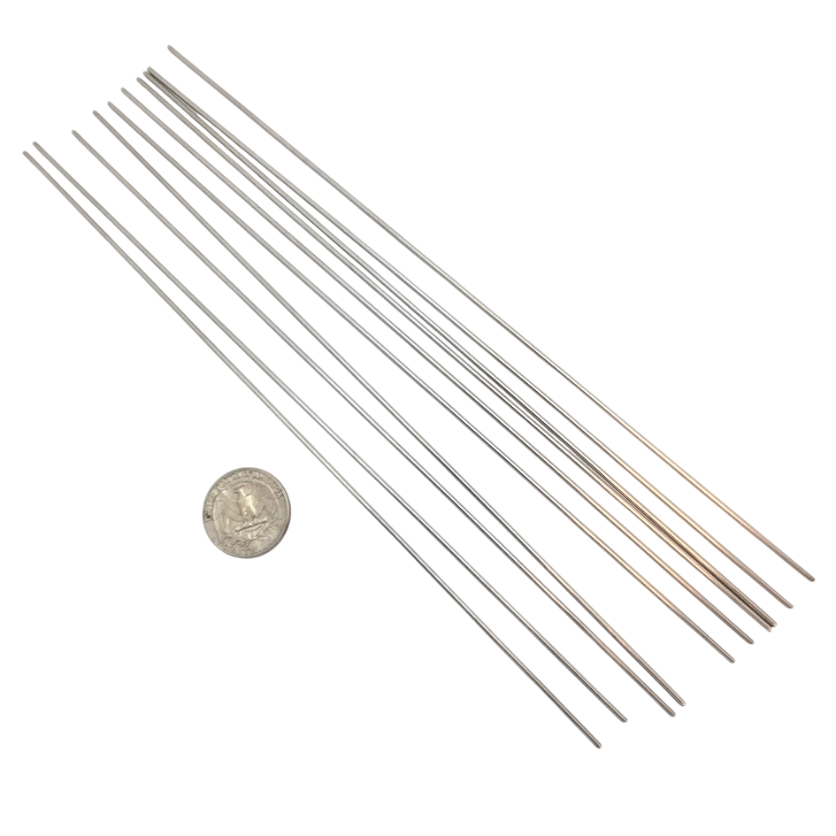 9" Bead Mandrels Lampworking Stainless 1/16 1/8 3/32 5/52 3/16 5/64 3/64" Choice-Model 1/16" (10) 9"
