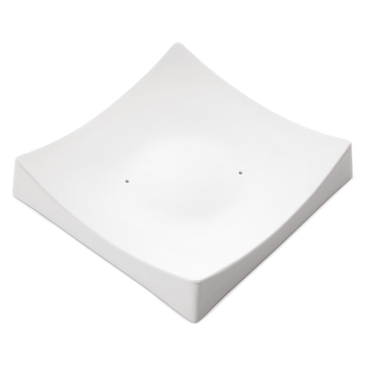 PLATE DISH SLUMPING MOLD Bullseye Square Glass Slumper 6-1/4" 8996 B EXCELLENT-