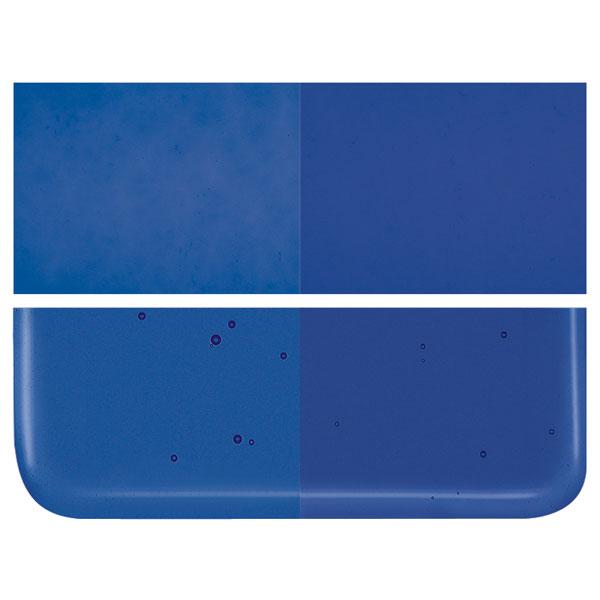 1114 Deep Royal Blue Transparent Bullseye 90 COE Glass Sheet 10x10" 90COE Fusible-