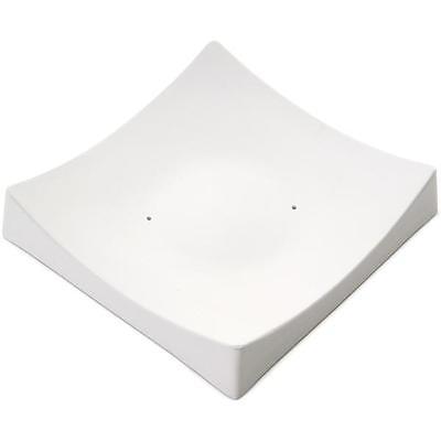 PLATE DISH SLUMPING MOLD Bullseye Square Glass Slumper 6-1/4" 8996 B EXCELLENT-