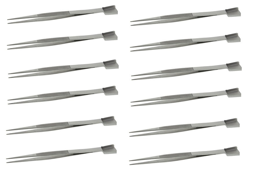 Classroom Pack 12 Frit Shovels and Tweezers Stainless Steel Scoop Glass Fusing Tools-