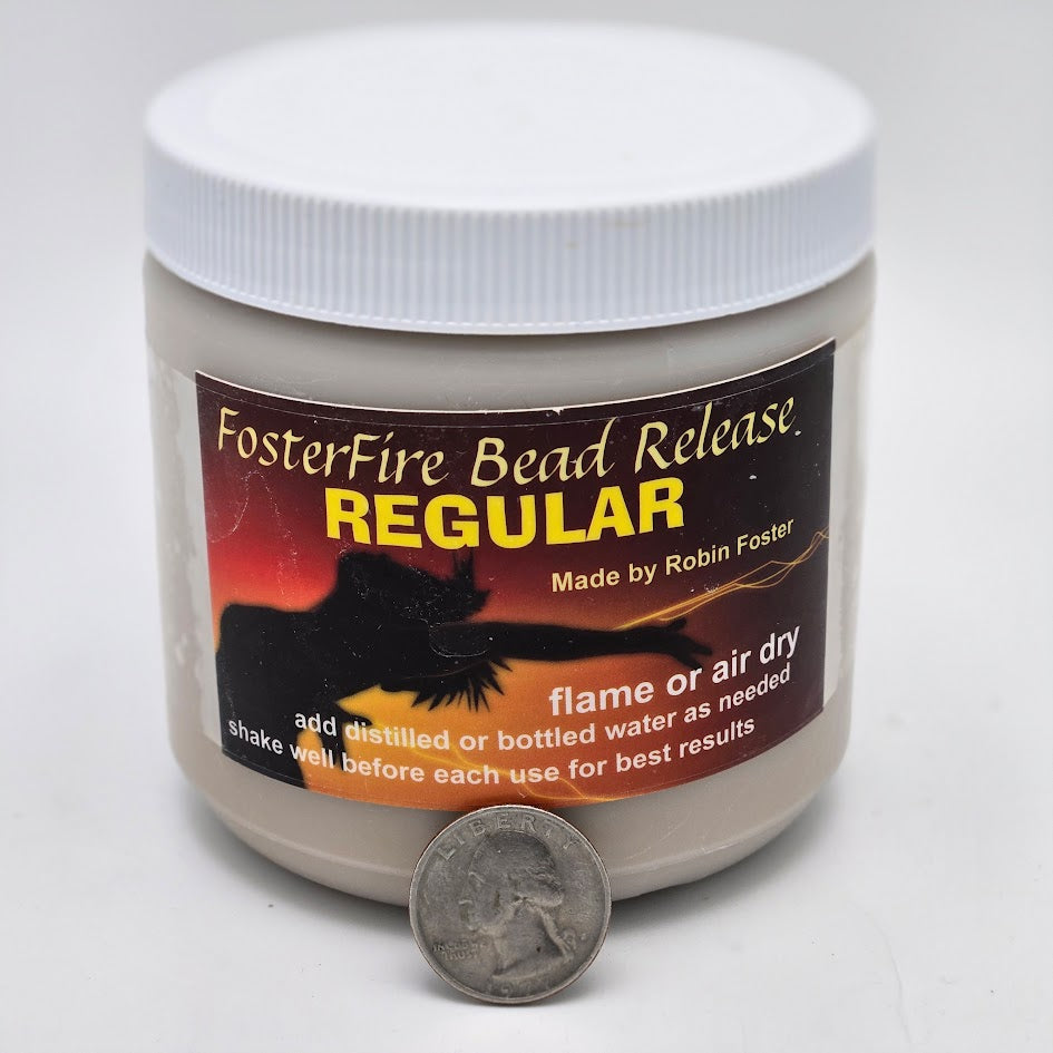 FOSTER FIRE Boro Moretti Glass BEAD RELEASE 16 oz Large For Steel Mandrels-