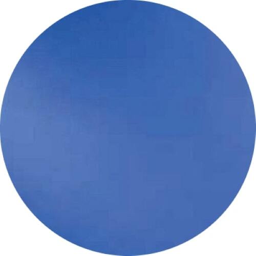 230.72 Medium Blue Opal ONE 2" Precut 96 COE Glass Circle-