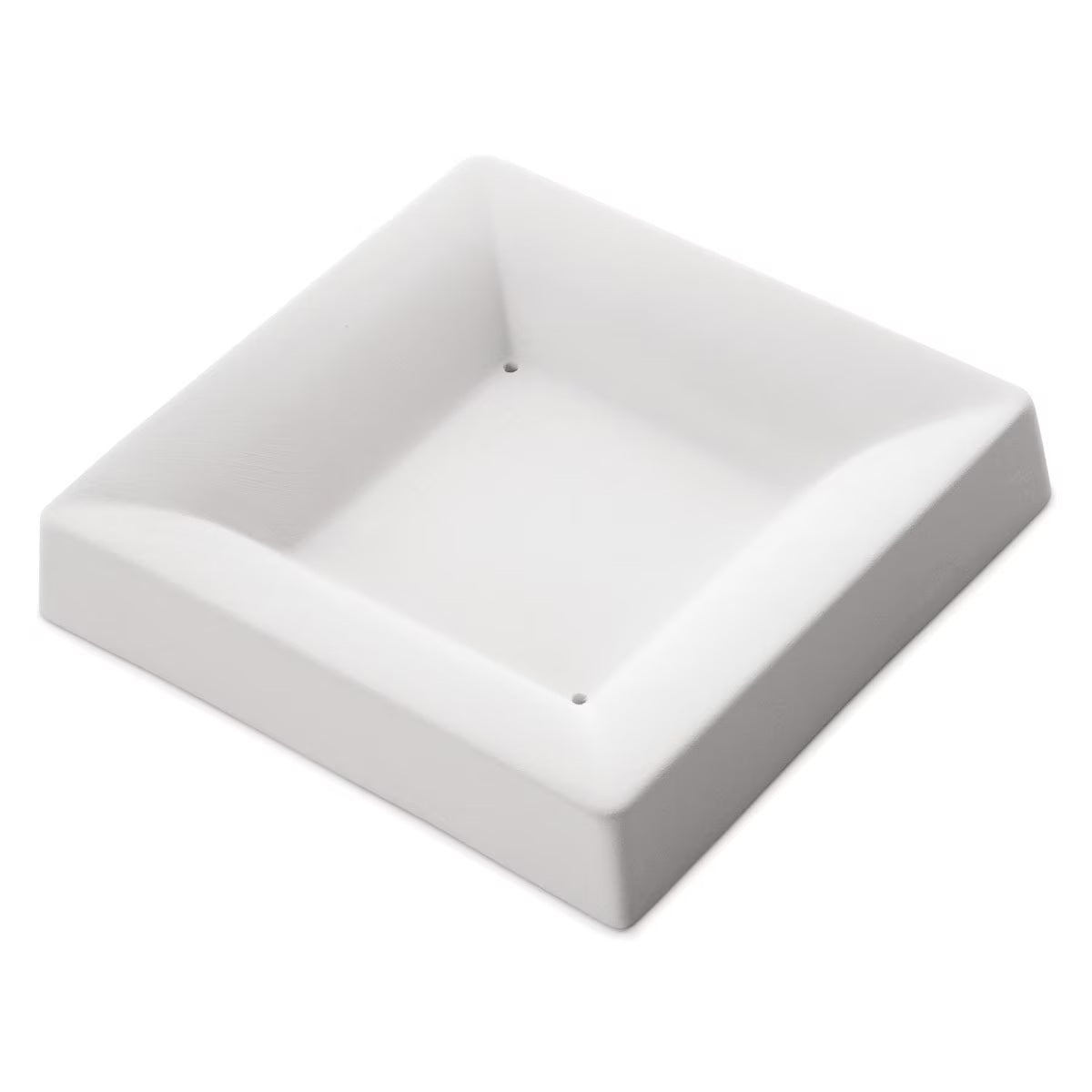 Glass Slumping BULLSEYE SQUARE PLATE 5.3 x 5.3 x 1 in Fusing Mold Great for SMALLER KILNS-