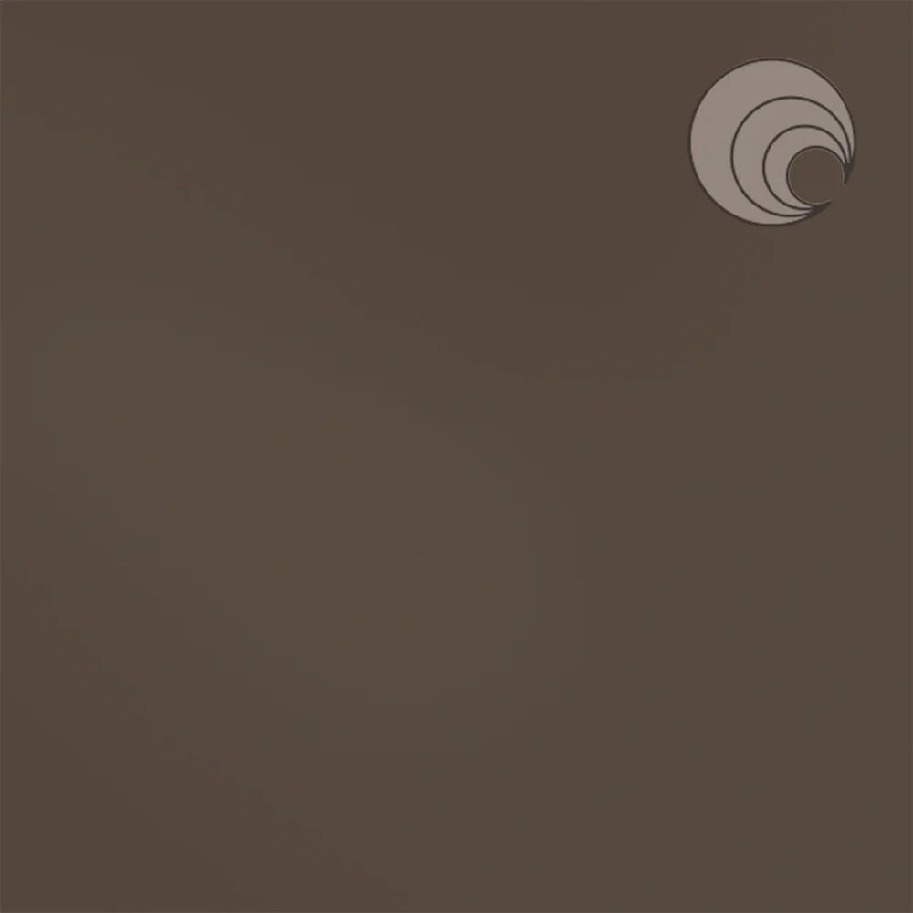 211.76 Chocolate Brown Opal 12 x 12 Inch Oceanside Compatible 96 COE Sheet Glass-