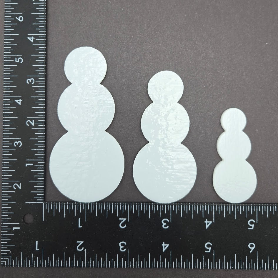 Snowman 90 COE Precut Glass Shapes Fusing Supplies Winter Christmas Holiday Fusing Supplies-