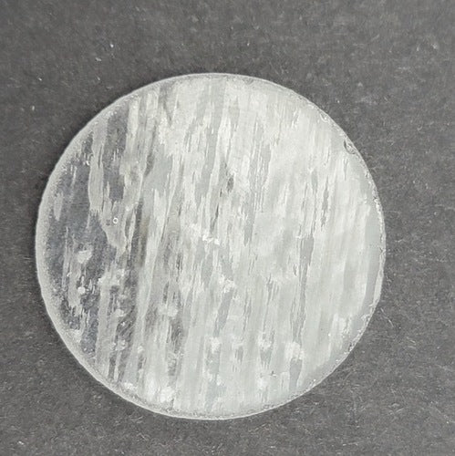 ONE 90 COE 3 inch Circle Black White or Clear Fusing Supplies Precut Bullseye-Color Clear