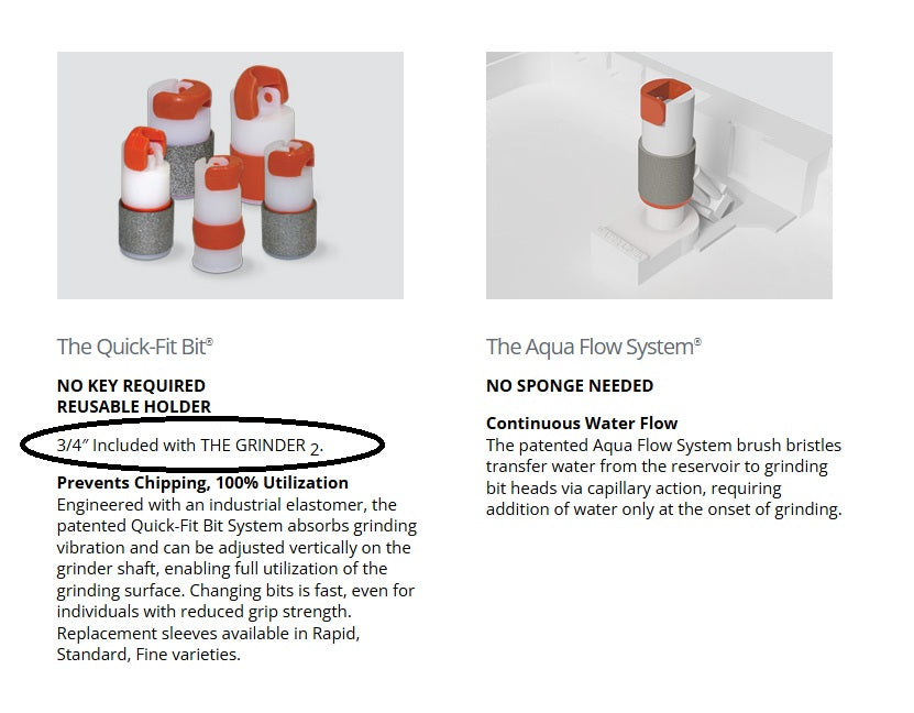 The Grinder 2 For Stained Glass Compact Customizable Powerful Space Saver-