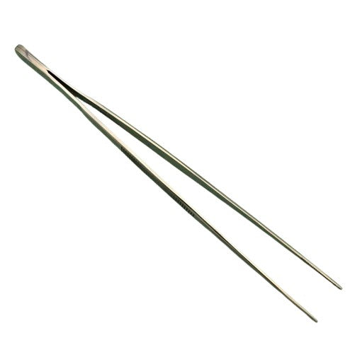 7" Blunt Serrated Tweezers Stainless Steel Lampworking Hot Glass Supplies Tools-