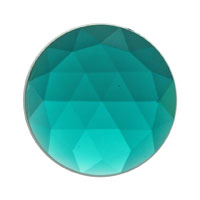 FOUR (4) Beautiful 15mm FACETED JEWELS 14 Color Choices Flat Back Beveled-Model Teal