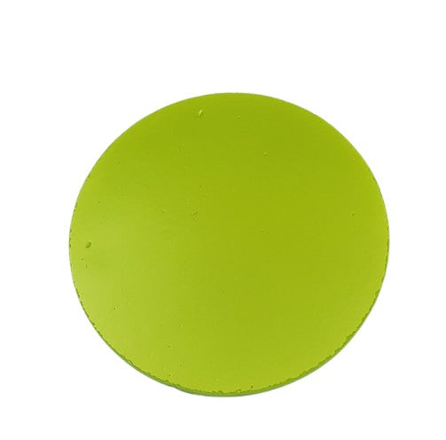 226.72 Lemongrass Yellow Green SIX 96 COE Precut Glass Circles 1/2, 3/4, 1, 1 1/2 Inches-