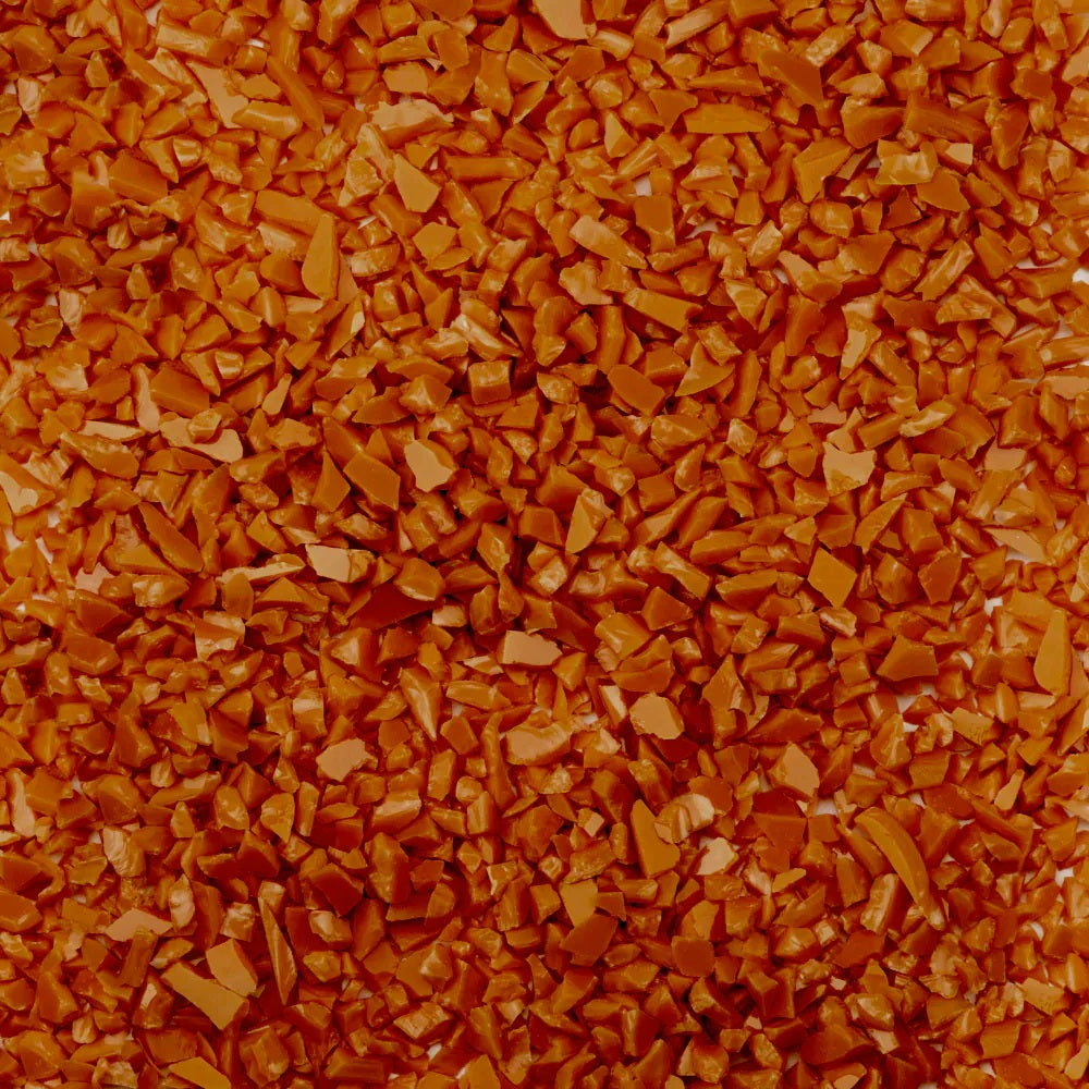 F5 2152 96 Terra Cotta Opal COARSE 96 COE Frit 8.5 oz Jar-